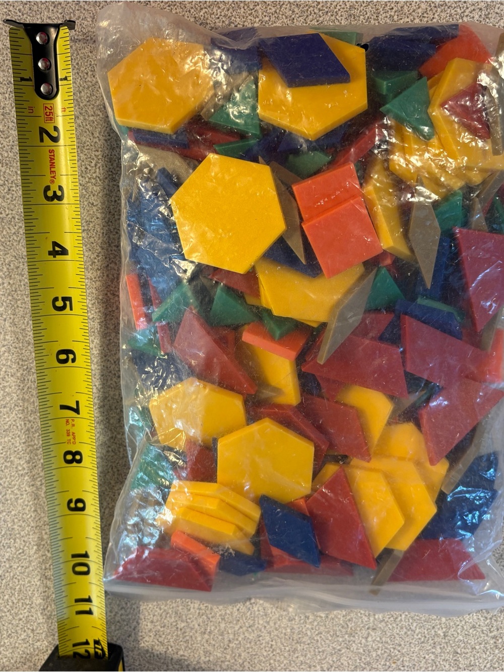 Learning Resources Kids Pattern Block Set - Multi-Color - Picture 2 of 4